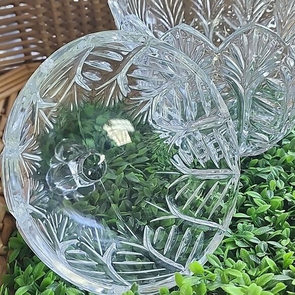 24% Lead Crystal Fifth Ave. Portico Covered Candy Dish - Picture 12 of 15